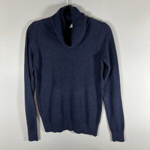 Lole Blue Cozy Turtleneck Sweater Women’s Size Small Ath leisure Casual Athletic